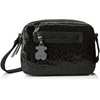  - Tous Timila Lindsay- Bolso Bandolera para Mujer- (Negro 195890159)- 23x16x7.5 cm (W x H x L)